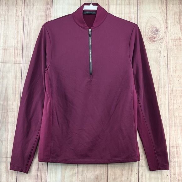 Greyson Halley 1/4 Zip Long‎ Sleeve Pullover Sz S Fucshia Performance Golf Shirt - Picture 1 of 7